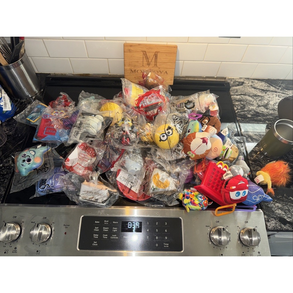 McDonald's Happy Meal Toys Lot Of 51 Random Toys, Disney, Nintendo, Hero's EUC‎